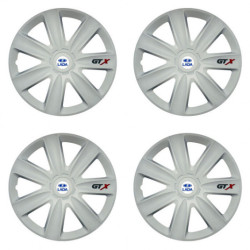 Puklice pre Lada 15 GTX carbon white