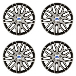 Puklice pre Lada 15 Dakar NC silver and black