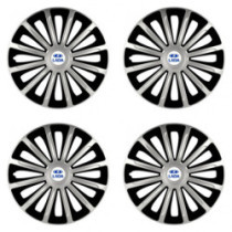 Puklice pre Lada 16 TREND silver and black