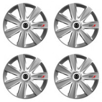 Puklice pre Mazda 14 GTX CARBON silver
