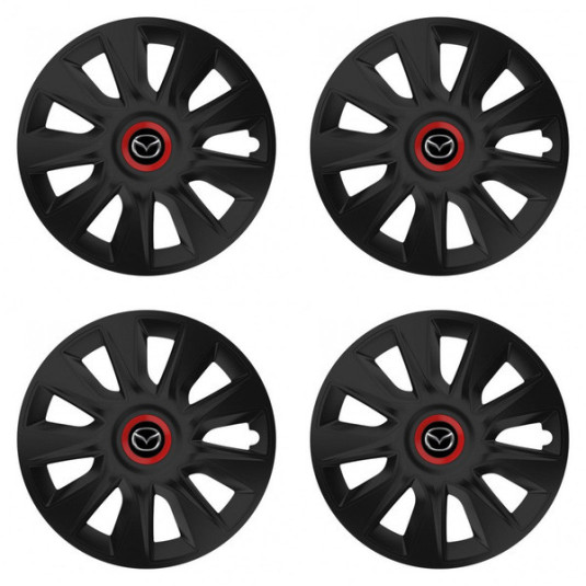 Puklice pre Mazda 14 STRATOS RR black