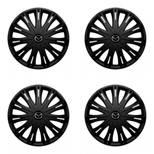 Puklice pre Mazda 14 SPARK BLACK1