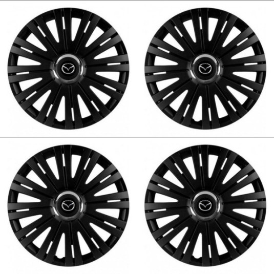 Puklice pre Mazda 16 ACTIVE RC BLACK