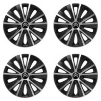 Puklice pre Citroen 14 RAPIDE silver and black