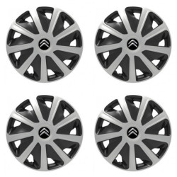 Puklice pre Citroen pre dodávky 15 Craft silver and black