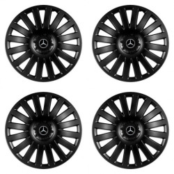 Puklice pre Mercedes 14 Smart black