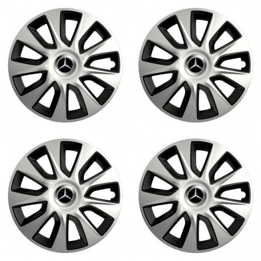 Puklice pre Mercedes 15 STRATOS double colour - výpredaj