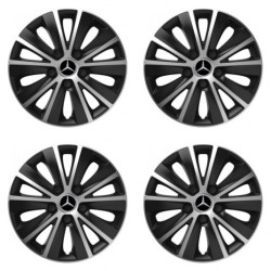 Puklice pre Mercedes 15 RAPIDE silver and black