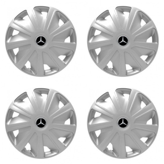 Puklice pre Mercedes pre dodávky 15 Craft silver