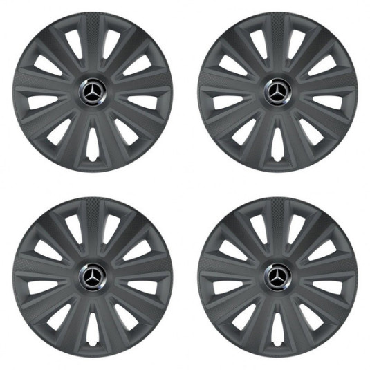 Puklice pre Mercedes 16 Aviator carbon RC16 grafite