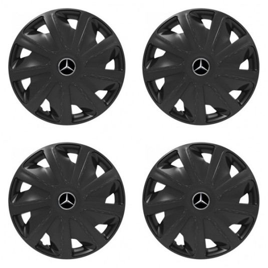 Puklice pre Mercedes pre dodávky 16 Craft black