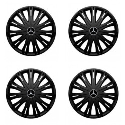 Puklice pre Mercedes 17 SPARK BLACK