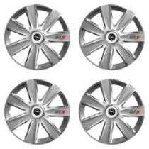 Puklice pre Opel 14 GTX CARBON silver
