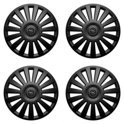 Puklice pre Opel 15 Luxury black