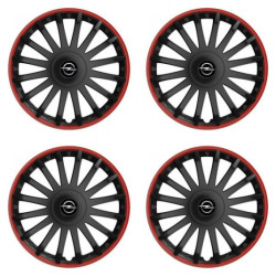 Puklice pre Opel 15 CRYSTAL RO black