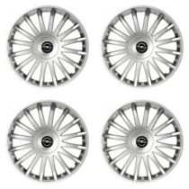 Puklice pre Opel 16 CRYSTAL silver