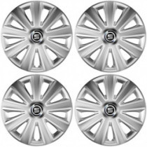 Puklice pre Seat 14 Aviator carbon RC silver