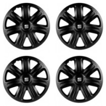 Puklice pre Seat 14 COMFORT BLACK