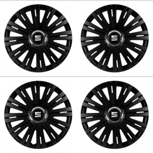 Puklice pre Seat 14 ACTIVE RC BLACK