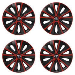 Puklice pre Toyota 14 RAPIDE red and black