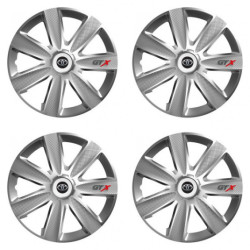Puklice pre Toyota 15 GTX CARBON silver