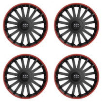 Puklice pre Toyota 15 CRYSTAL RO black