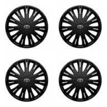 Puklice pre Toyota 16 SPARK BLACK