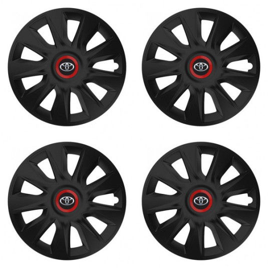 Puklice pre Toyota 17 STRATOS RR black