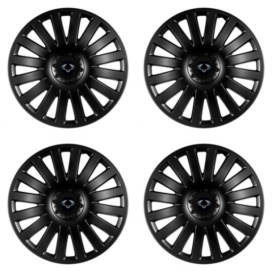 Puklice pre Sangyong 15 Smart black