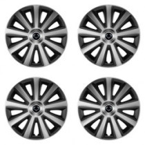 Puklice pre Sangyong 15 Aviator carbon silver&black