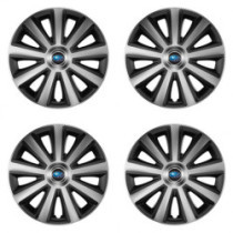 Puklice pre Subaru 15 Aviator carbon silver&black