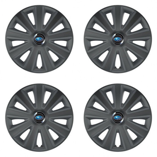 Puklice pre Subaru 15 Aviator carbon grafite