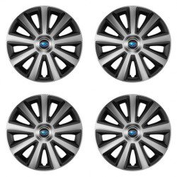 Puklice pre Subaru 16 Aviator carbon silver&black