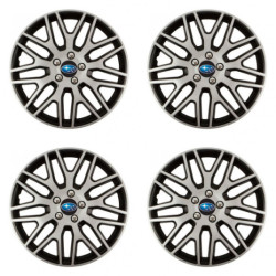 Puklice pre Subaru 16 Dakar NC silver and black