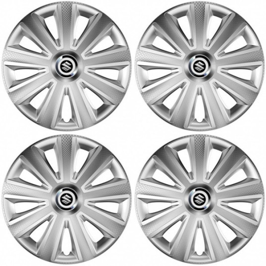 Puklice pre Suzuki 14 Aviator carbon RC silver