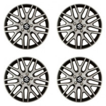 Puklice pre Suzuki 15 Dakar NC silver and black