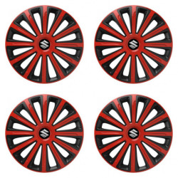 Puklice pre Suzuki 15 TREND red and black