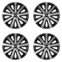 Puklice pre Ford 14 Aviator carbon silver&black