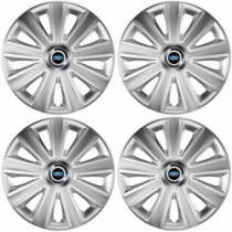 Puklice pre Ford 14 Aviator carbon RC silver