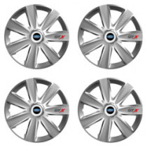 Puklice pre Ford 14 GTX CARBON silver