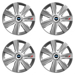 Puklice pre Ford 15 GTX CARBON silver