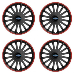 Puklice pre Ford 15 CRYSTAL RO black