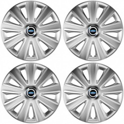 Puklice pre Ford 16 Aviator carbon RC 16 silver