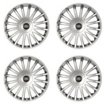 Puklice pre Land Rover 16 CRYSTAL silver