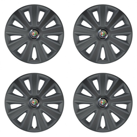 Puklice pre Alfa Romeo 14 Aviator carbon RC grafite