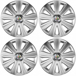 Puklice pre Alfa Romeo 14 Aviator carbon RC silver