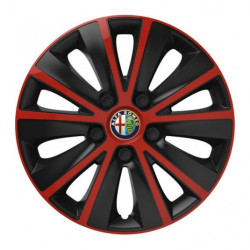 Puklice pre Alfa Romeo 14 RAPIDE red and black