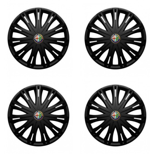 Puklice pre Alfa Romeo 14 SPARK BLACK1