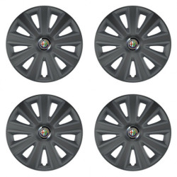 Puklice pre Alfa Romeo 15 Aviator carbon grafite