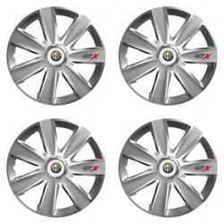 Puklice pre Alfa Romeo 15 GTX CARBON silver